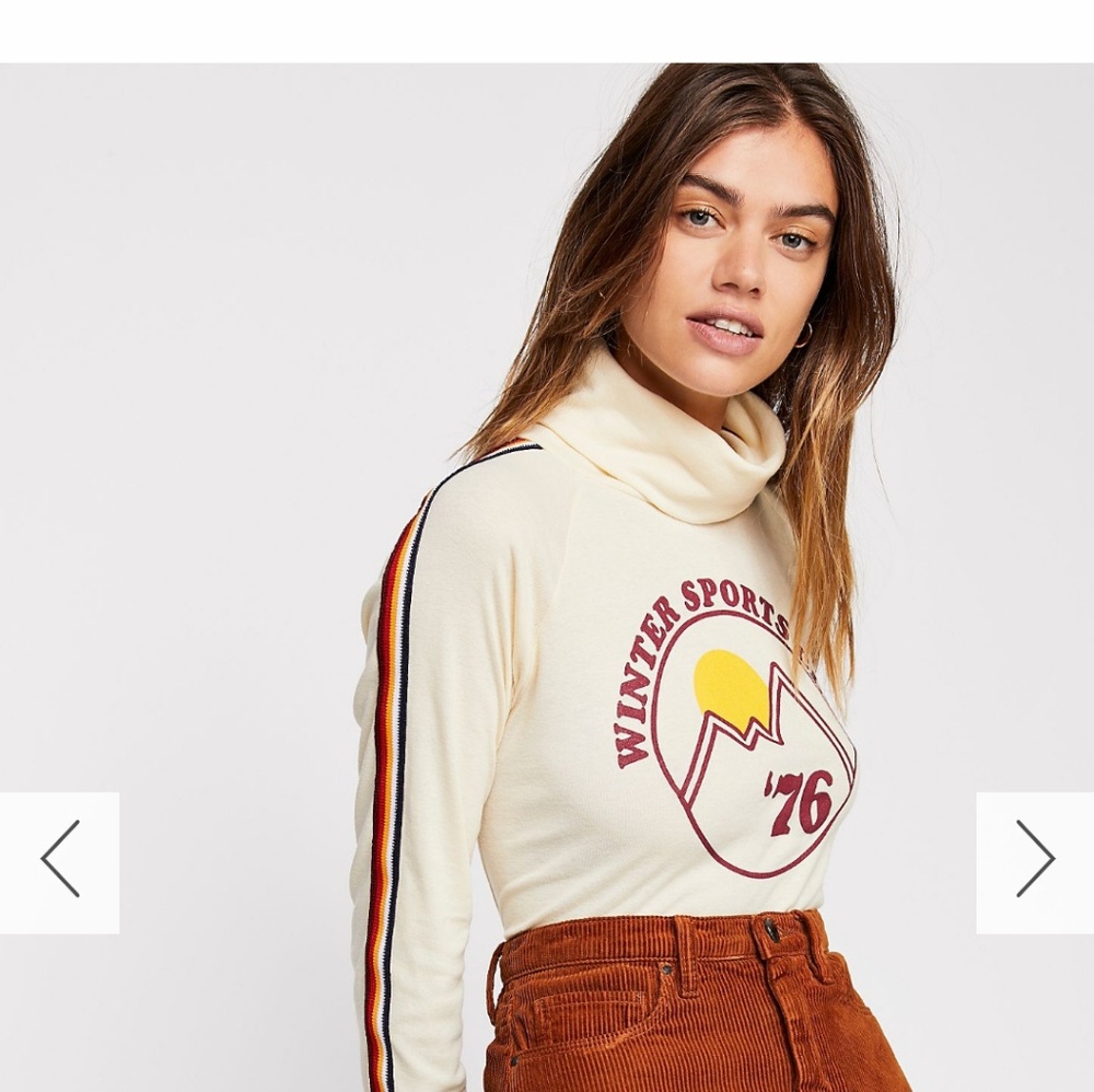 Free People CAMP Collection Turtleneck